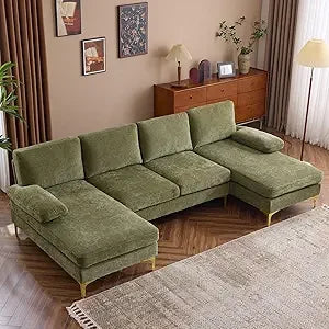 Convertible Sectional U-Shape Sofa