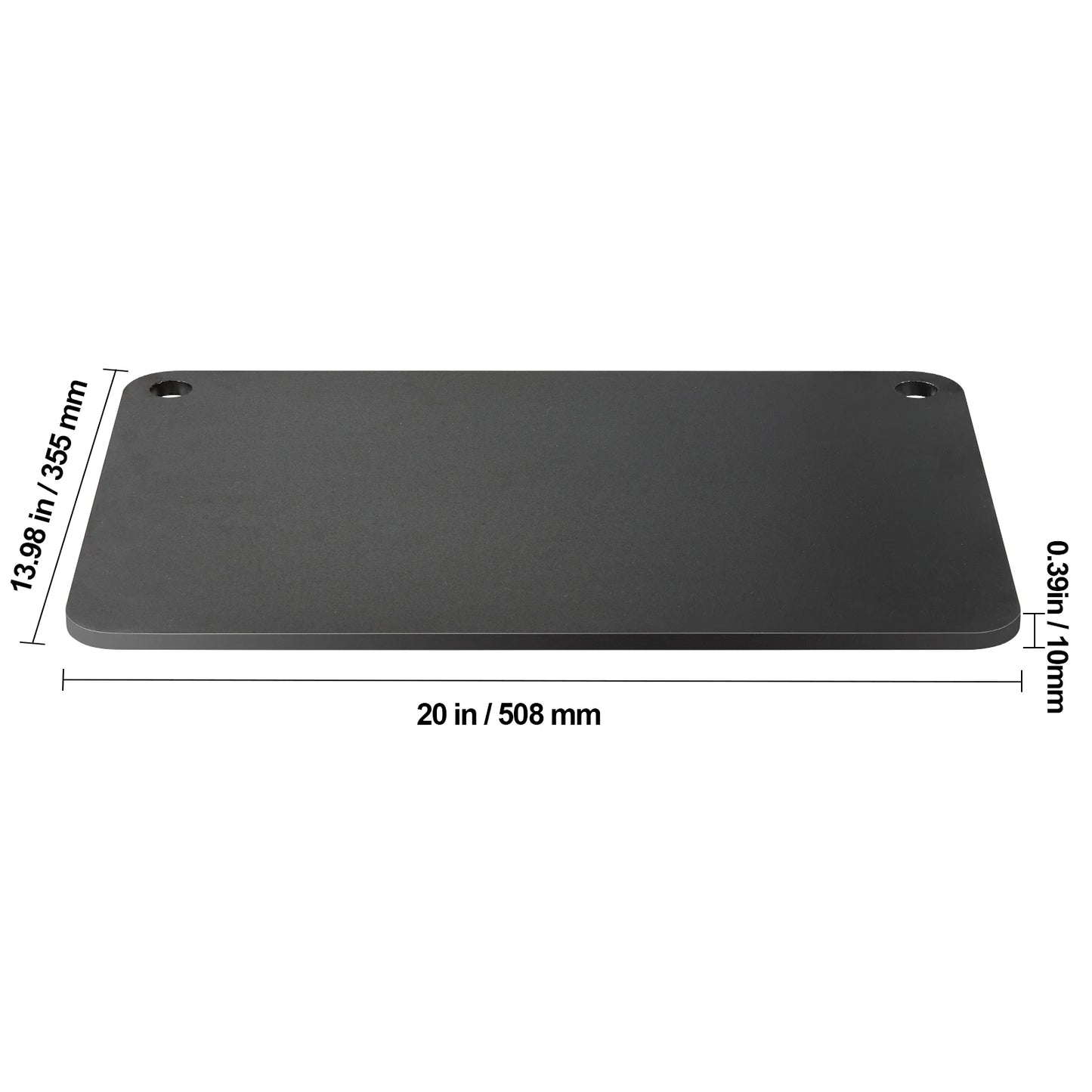 Multi-Size Pizza Steel Plate for Oven Pre-Seasoned