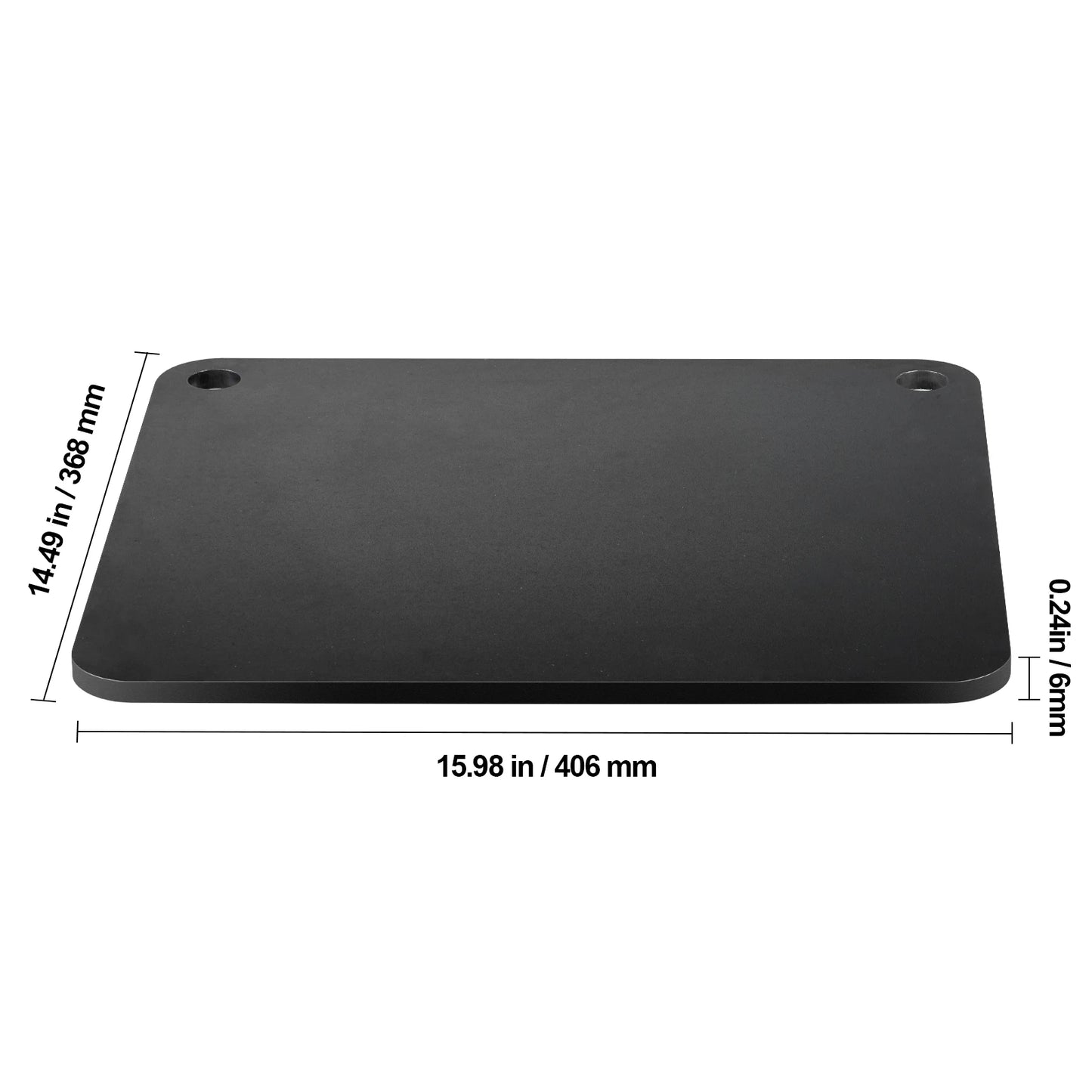 Multi-Size Pizza Steel Plate for Oven Pre-Seasoned