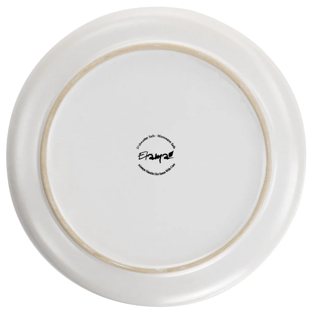 6 Piece Stoneware Plate Set