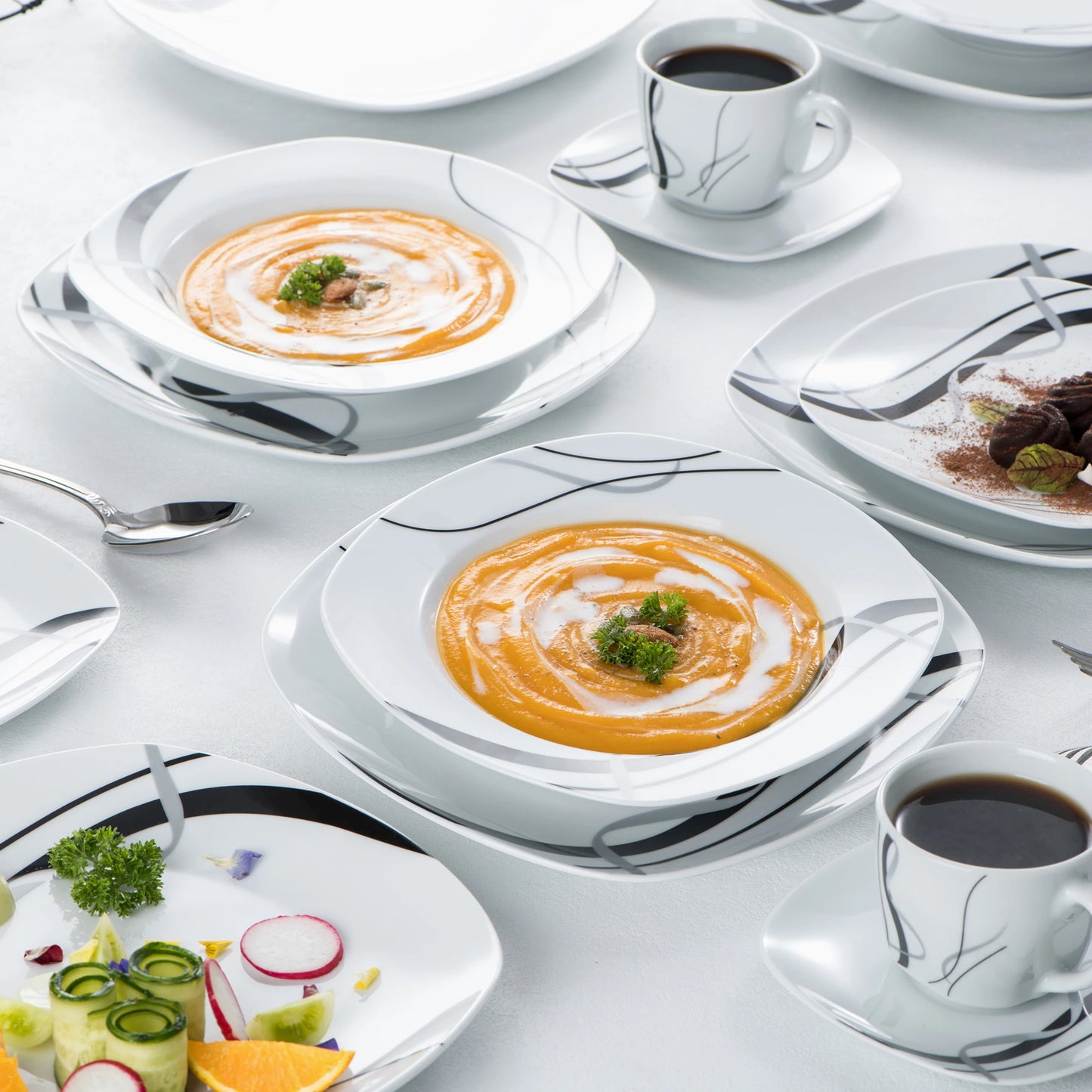 Porcelain Ceramic Tableware Set