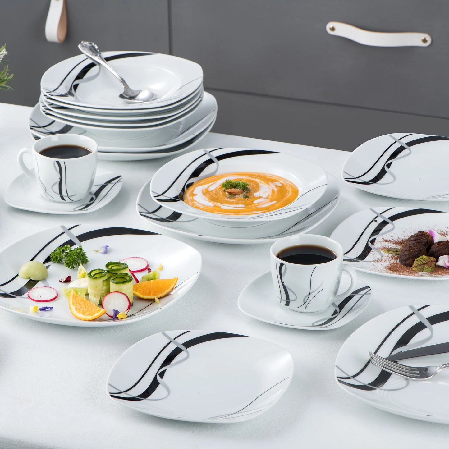 Porcelain Ceramic Tableware Set