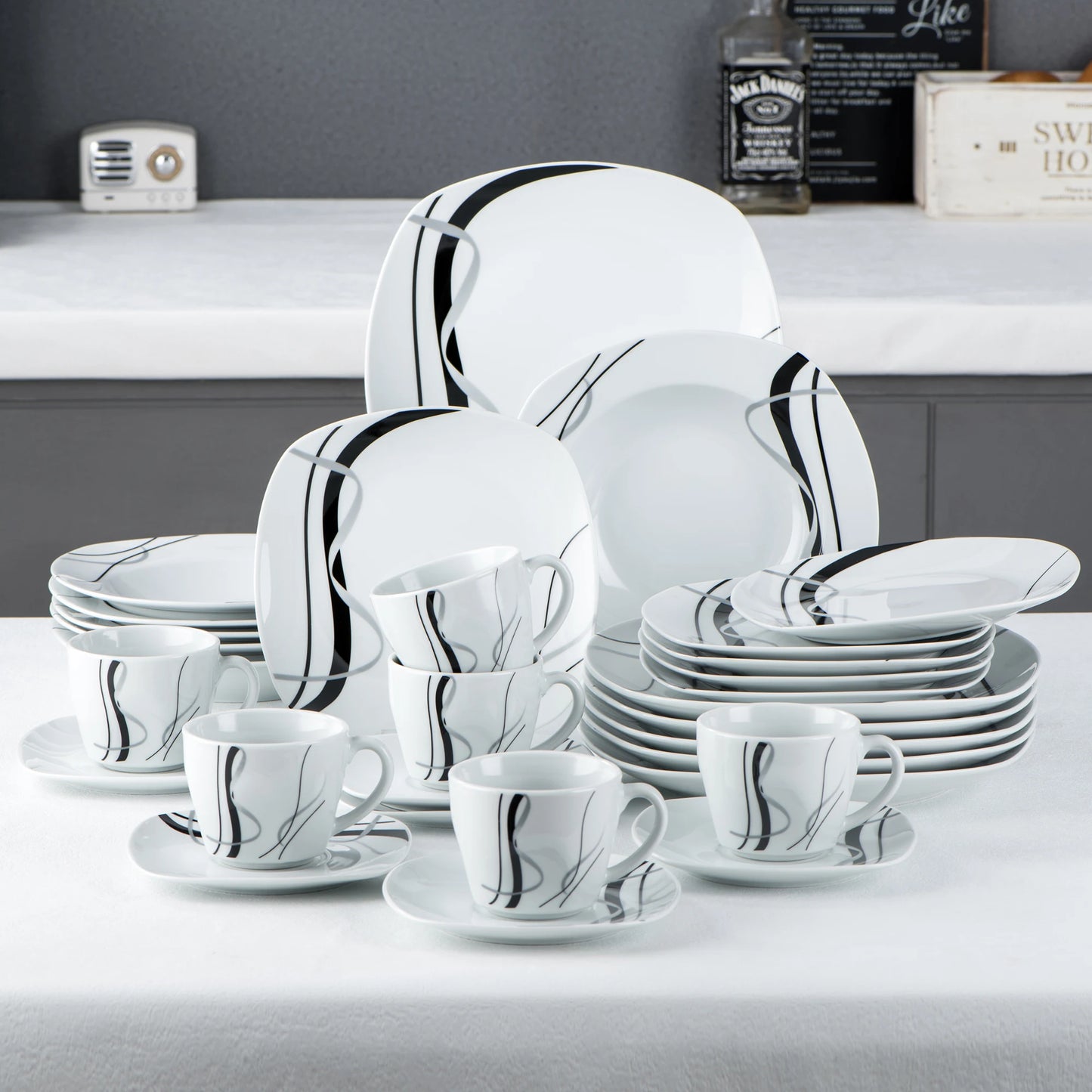 Porcelain Ceramic Tableware Set