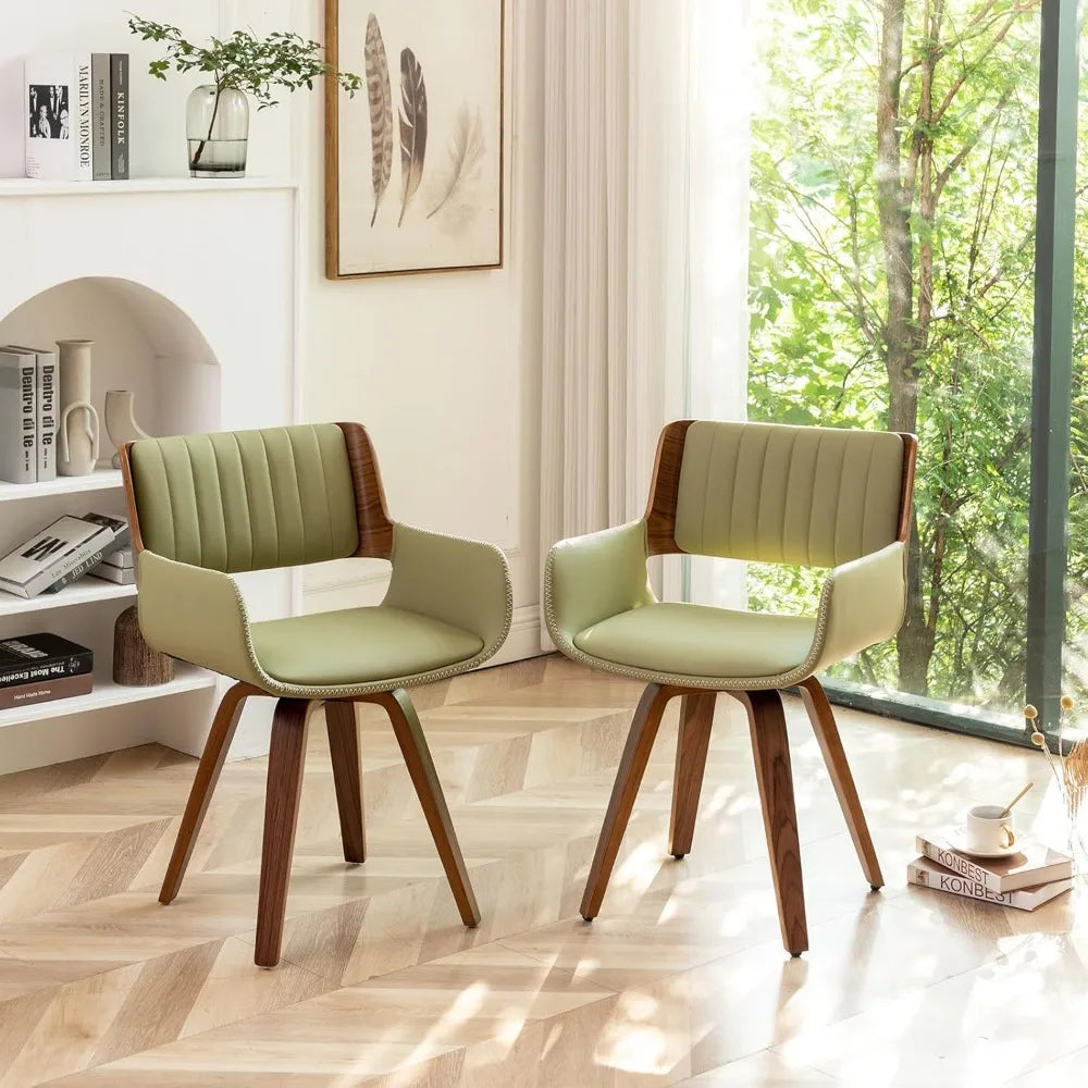 Mid Century Modern Swivel Accent Chairs