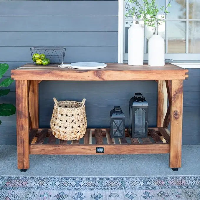 Console Table w/ Lower Storage Shelf