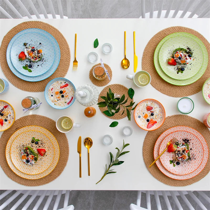 16Pieces Porcelain Dinnerware Set