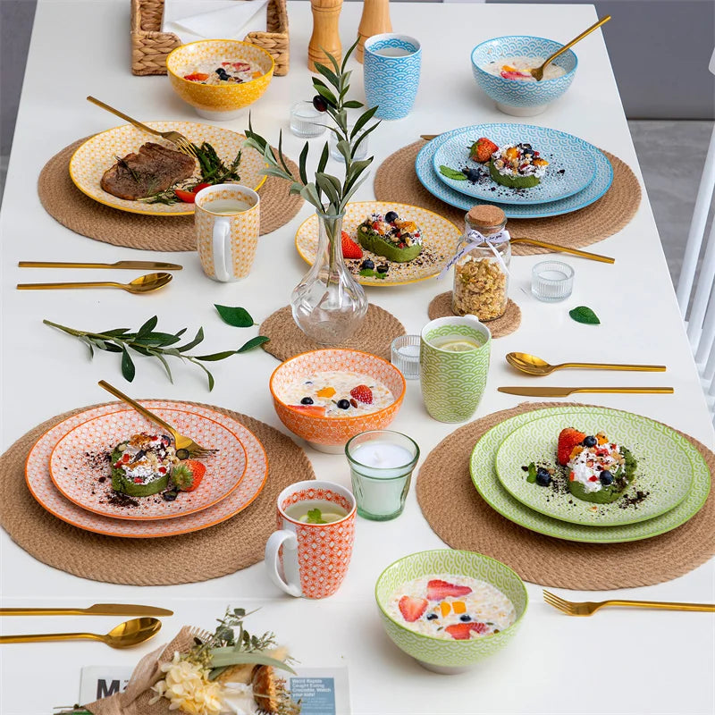 16Pieces Porcelain Dinnerware Set