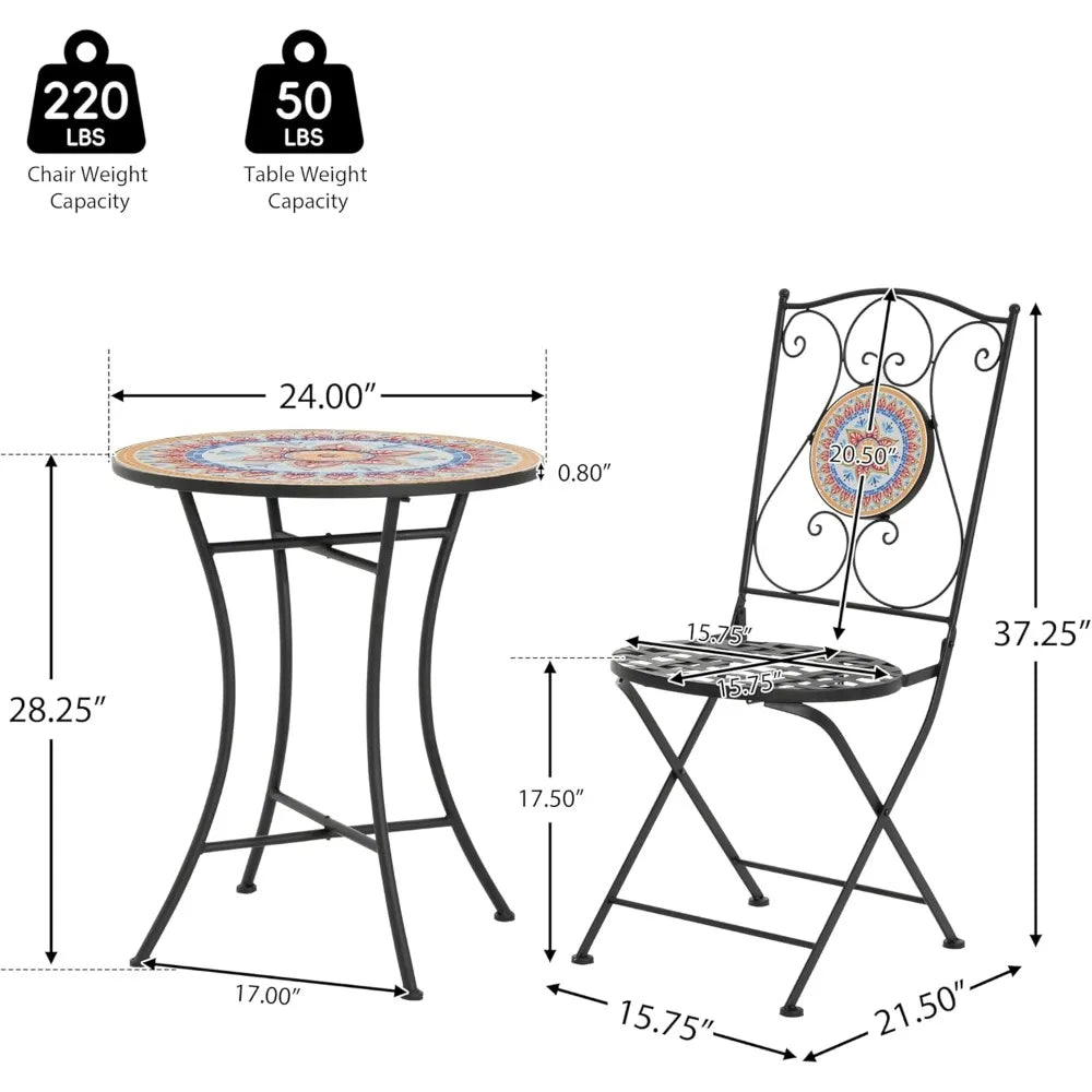 New Outdoor Bistro Set for Two