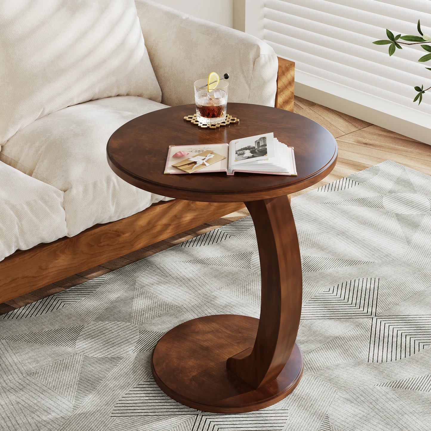 Tribesigns Mid-Century End Table