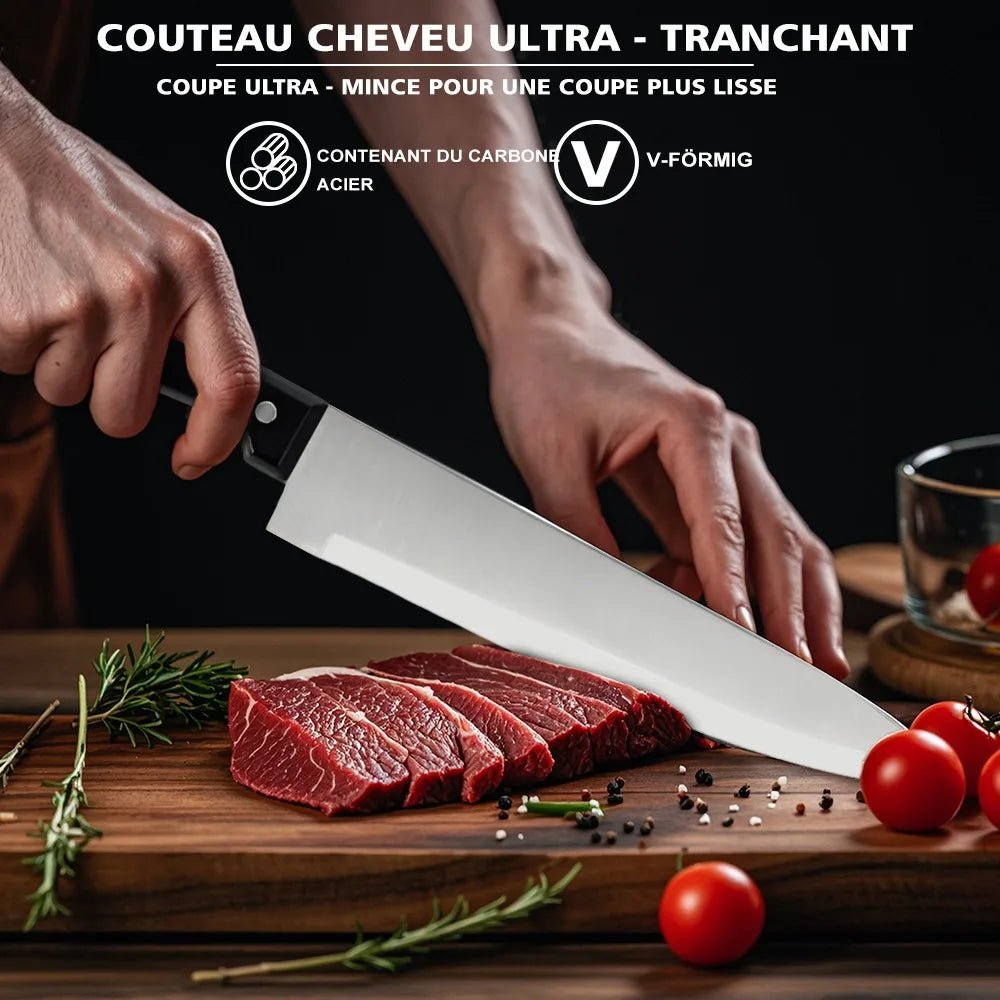 15pcs Chef Knife Set Stainless Steel