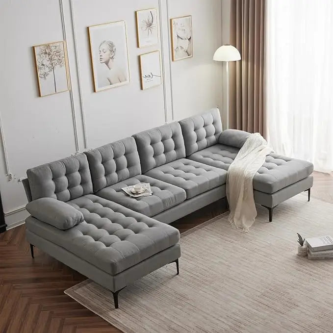 Convertible Sectional U-Shape Sofa