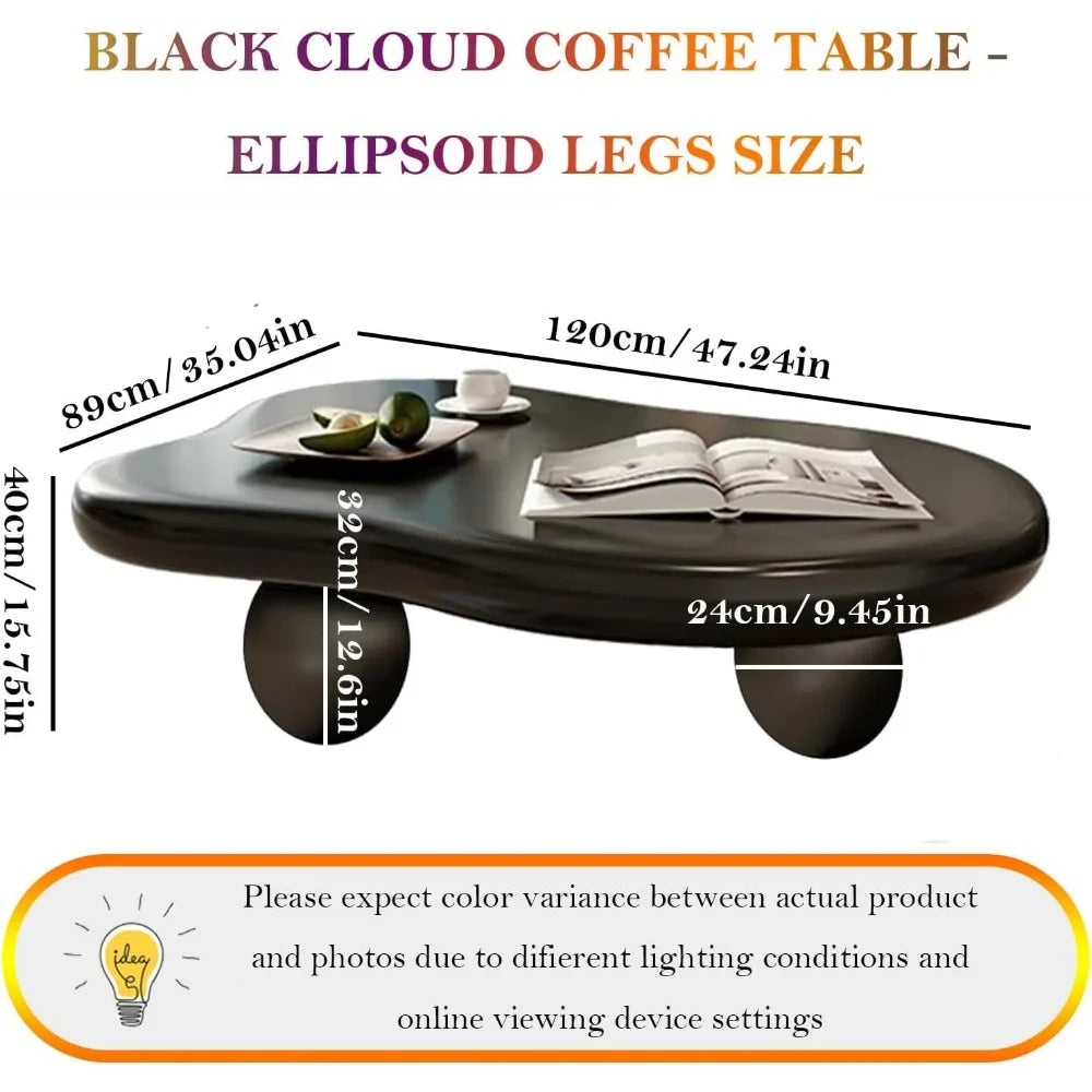 Stylish Black Modern Coffee Table