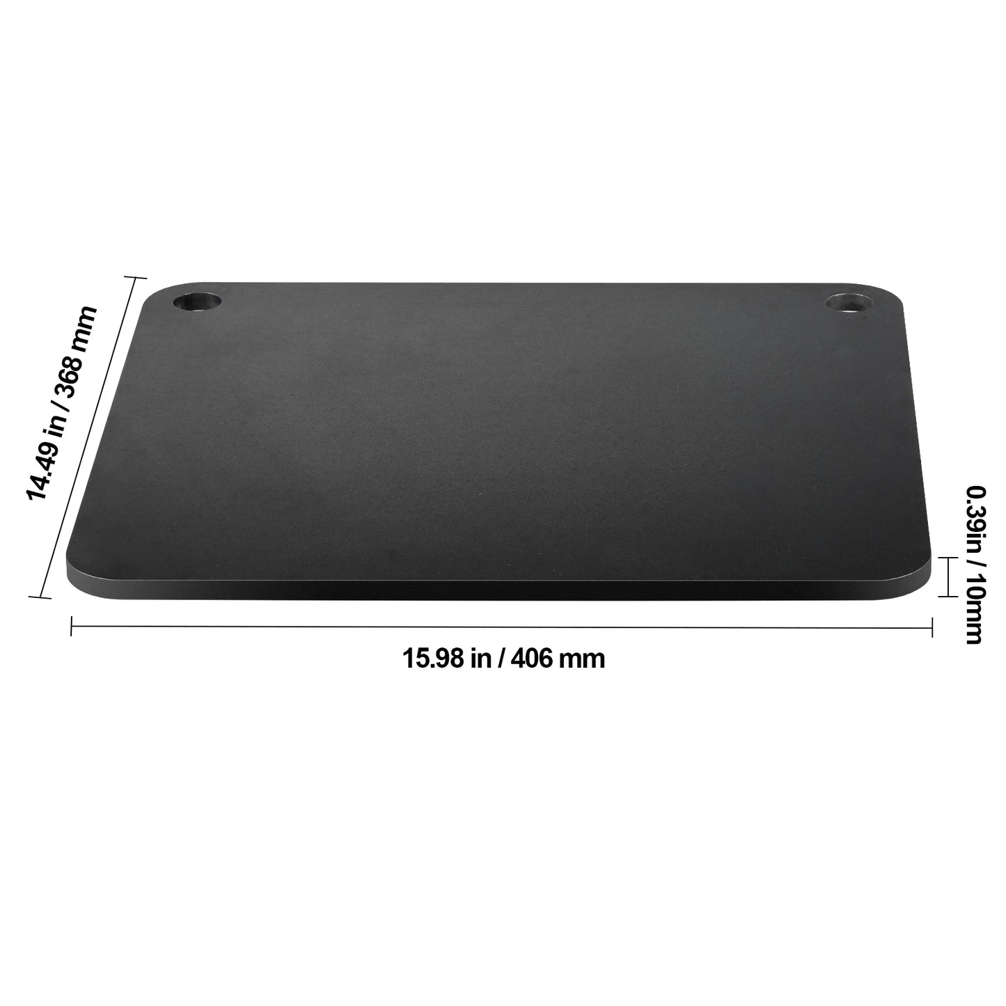 Multi-Size Pizza Steel Plate for Oven Pre-Seasoned
