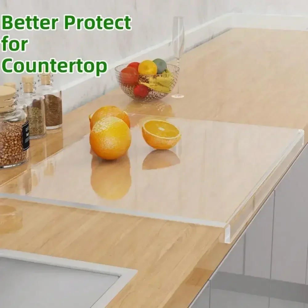 Clear Acrylic Cutting Countertop