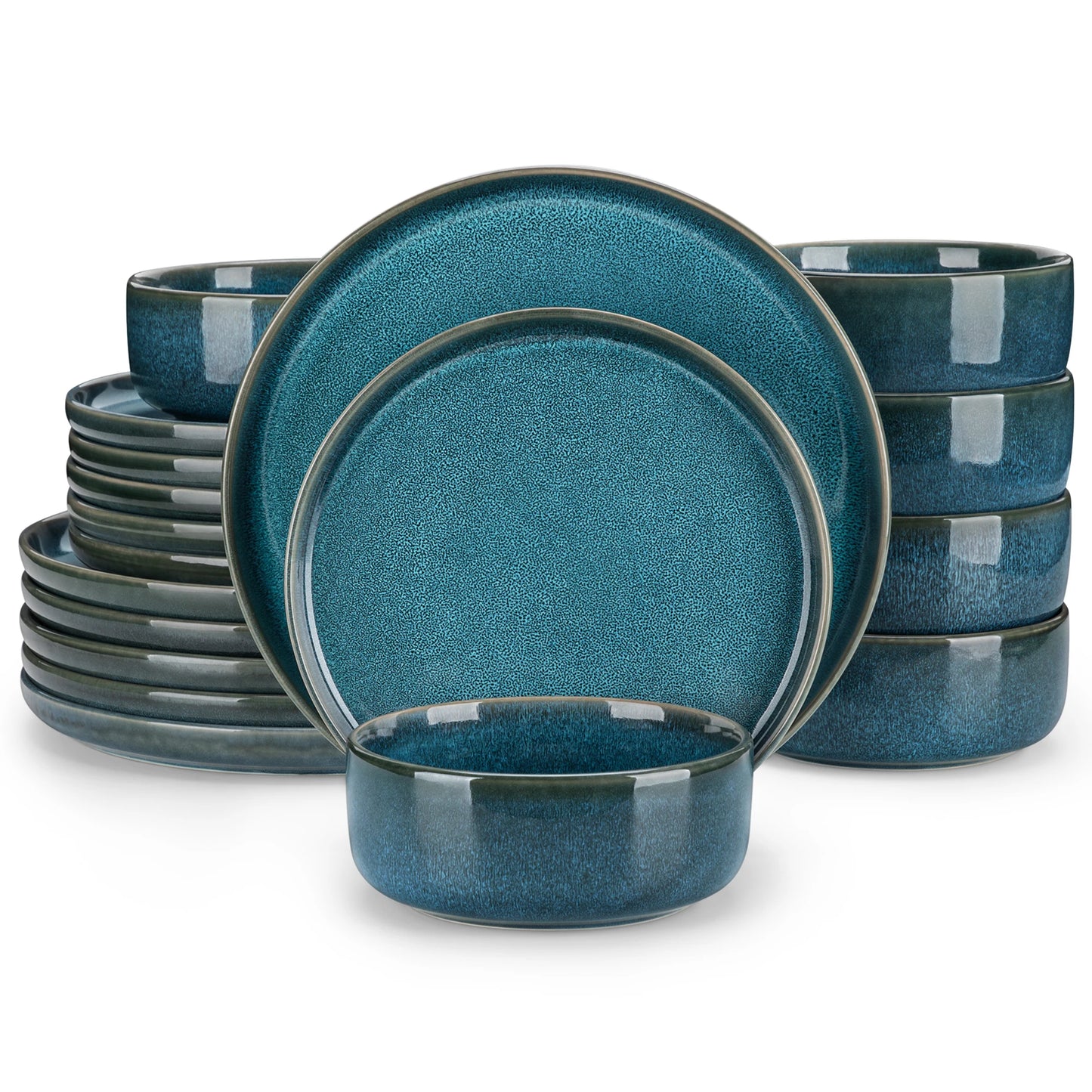 Blue Ceramic Tableware Set