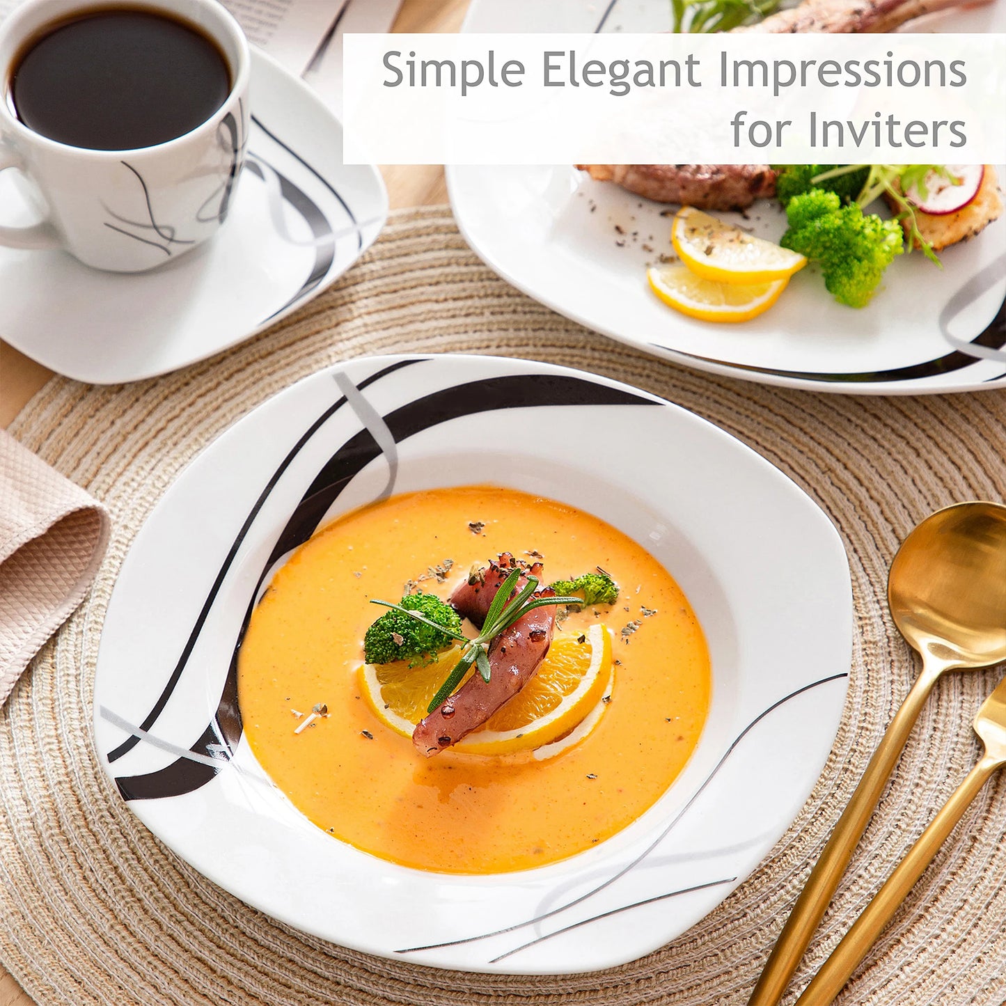 Porcelain Ceramic Tableware Set