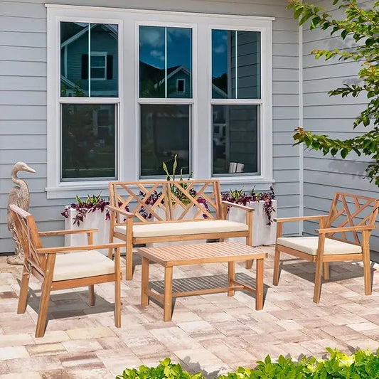 4-Piece Outdoor Patio Furniture Set