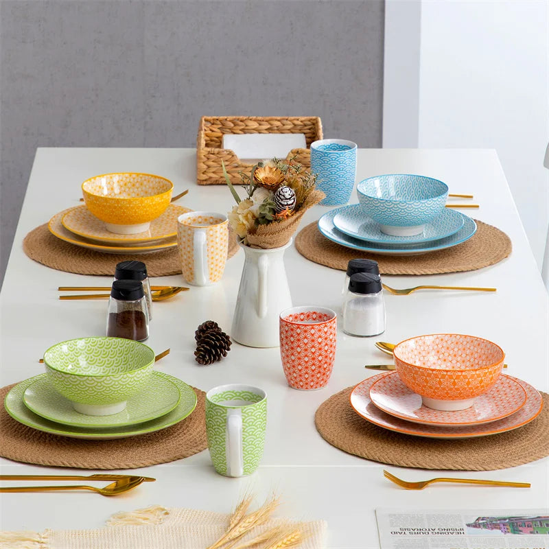 16Pieces Porcelain Dinnerware Set