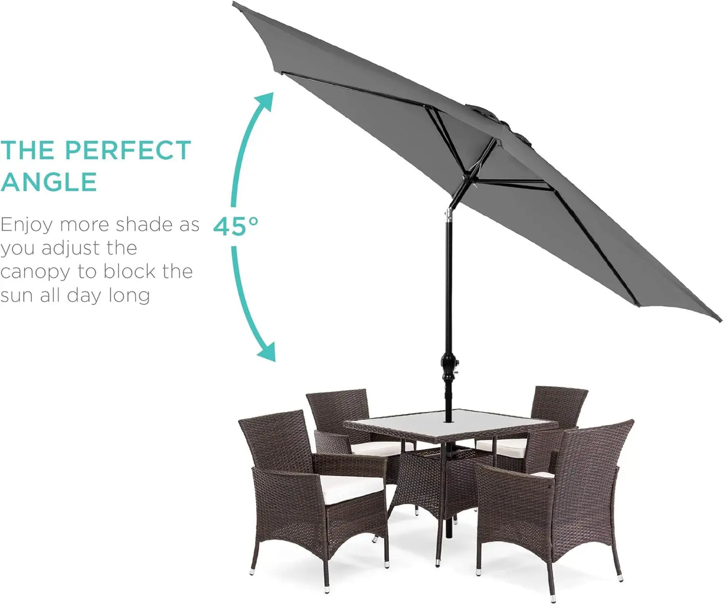 10ft Outdoor Patio Umbrella w/Crank