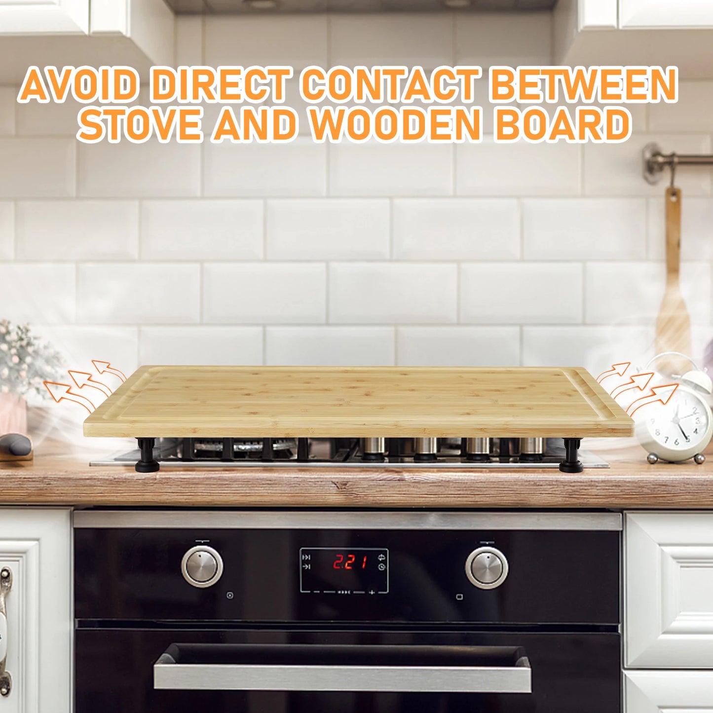 Functional stove/Counter top cover