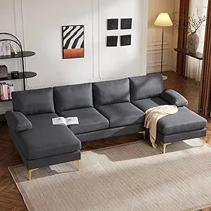 Convertible Sectional U-Shape Sofa
