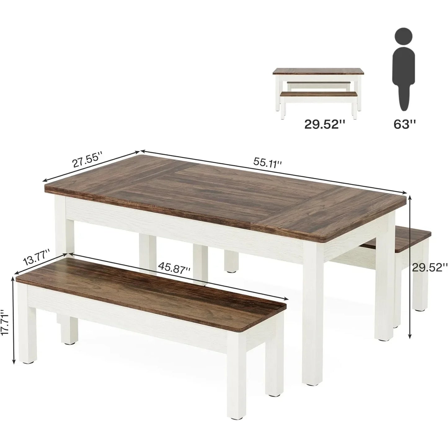 Dinette Farmhouse Kitchen Set