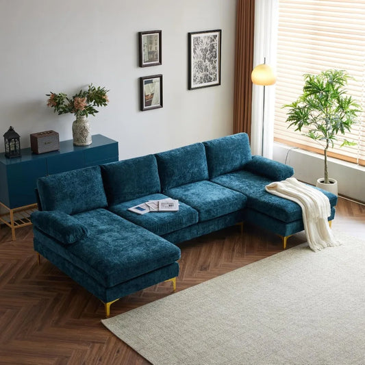 Convertible Sectional U-Shape Sofa
