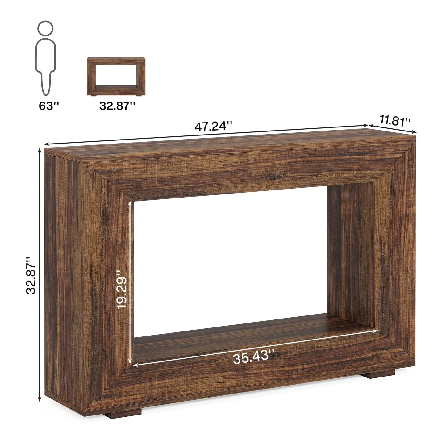 Tribesigns 47" Accent Table